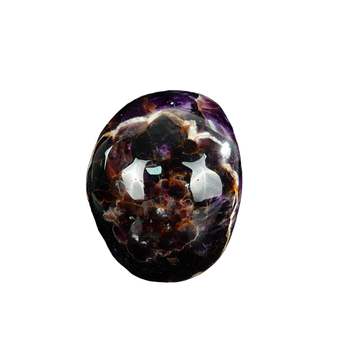 4.5" Amethyst Crystal Skull Carving - Unique Piece #AM09