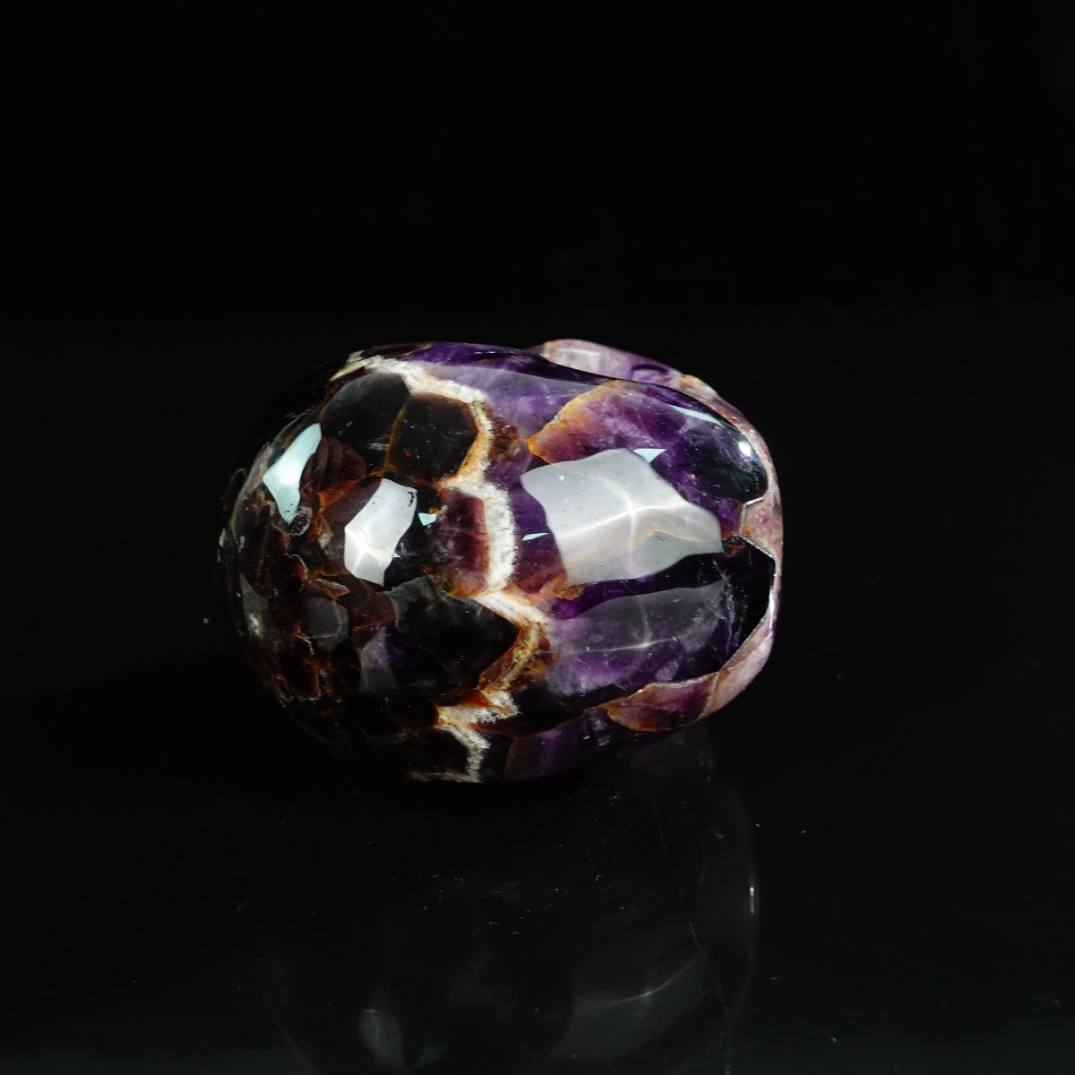 4.5" Amethyst Crystal Skull Carving - Unique Piece #AM09