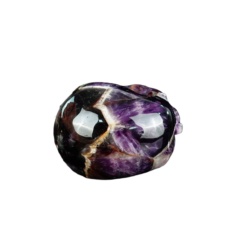 4.5" Amethyst Crystal Skull Carving - Unique Piece #AM10