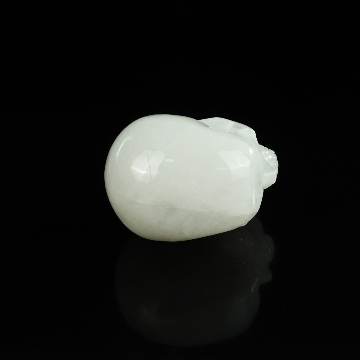 4.5" Angolan Quartz Crystal Skull Carving - Unique Piece #AQ02