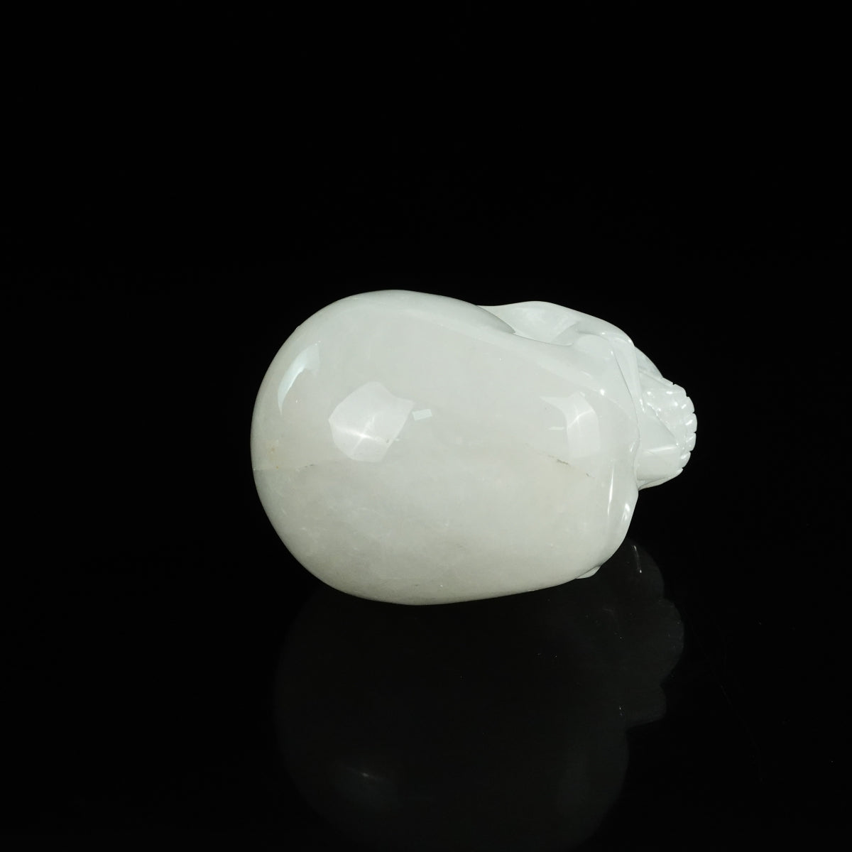 4.5" Angolan Quartz Crystal Skull Carving - Unique Piece #AQ03