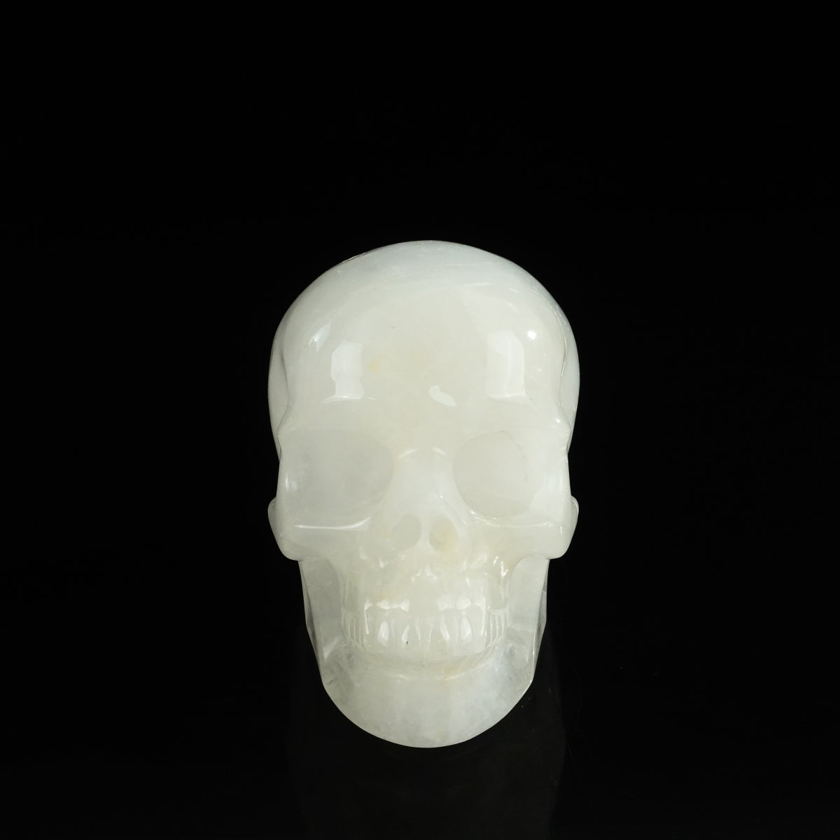 4.5" Angolan Quartz Crystal Skull Carving - Unique Piece #AQ04