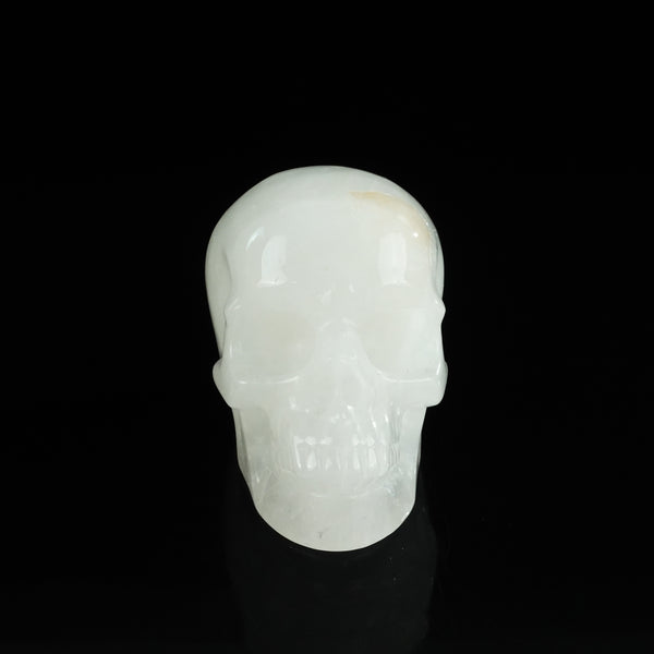 4.5" Angolan Quartz Crystal Skull Carving - Unique Piece #AQ05