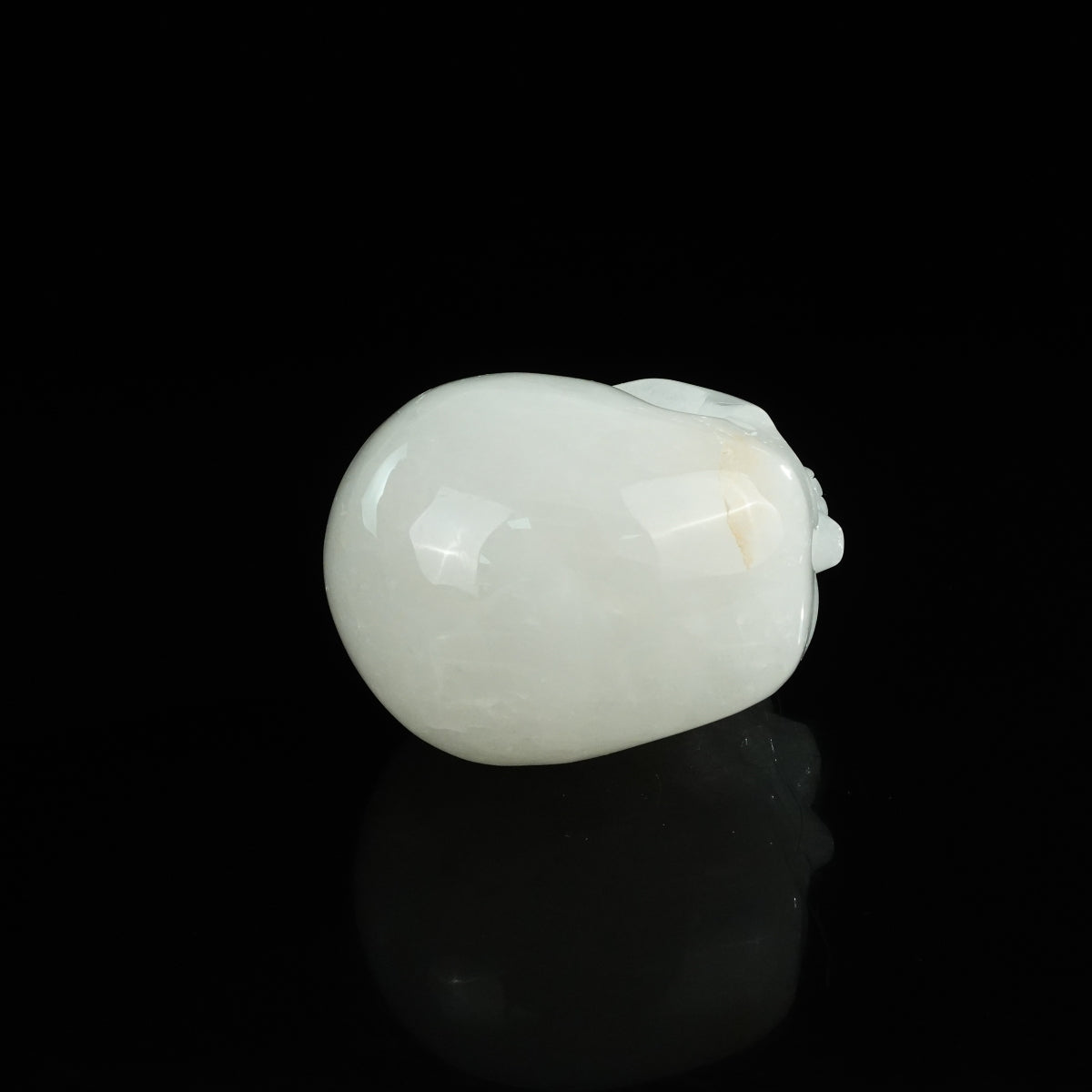 4.5" Angolan Quartz Crystal Skull Carving - Unique Piece #AQ05