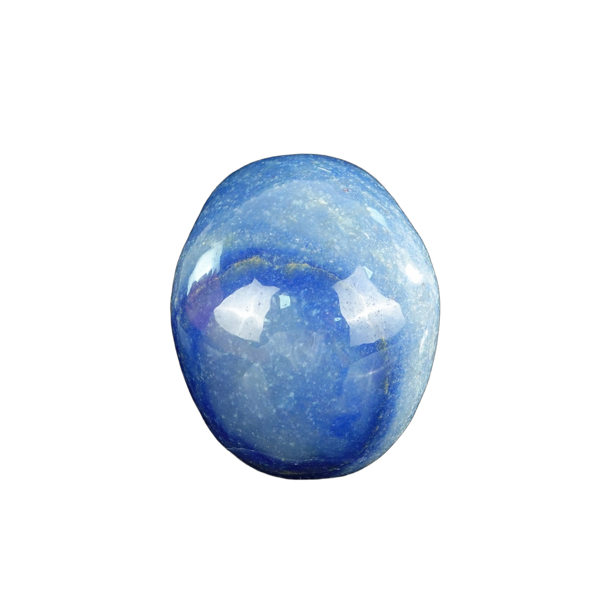 4.5" Blue Aventurine Crystal Skull Carving - Unique Piece #BA01