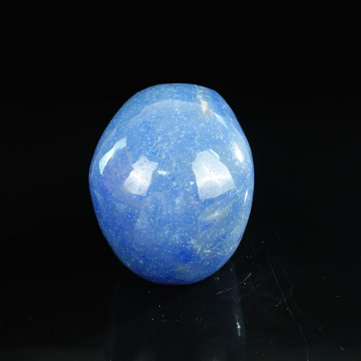 4.5" Blue Aventurine Crystal Skull Carving - Unique Piece #BA02