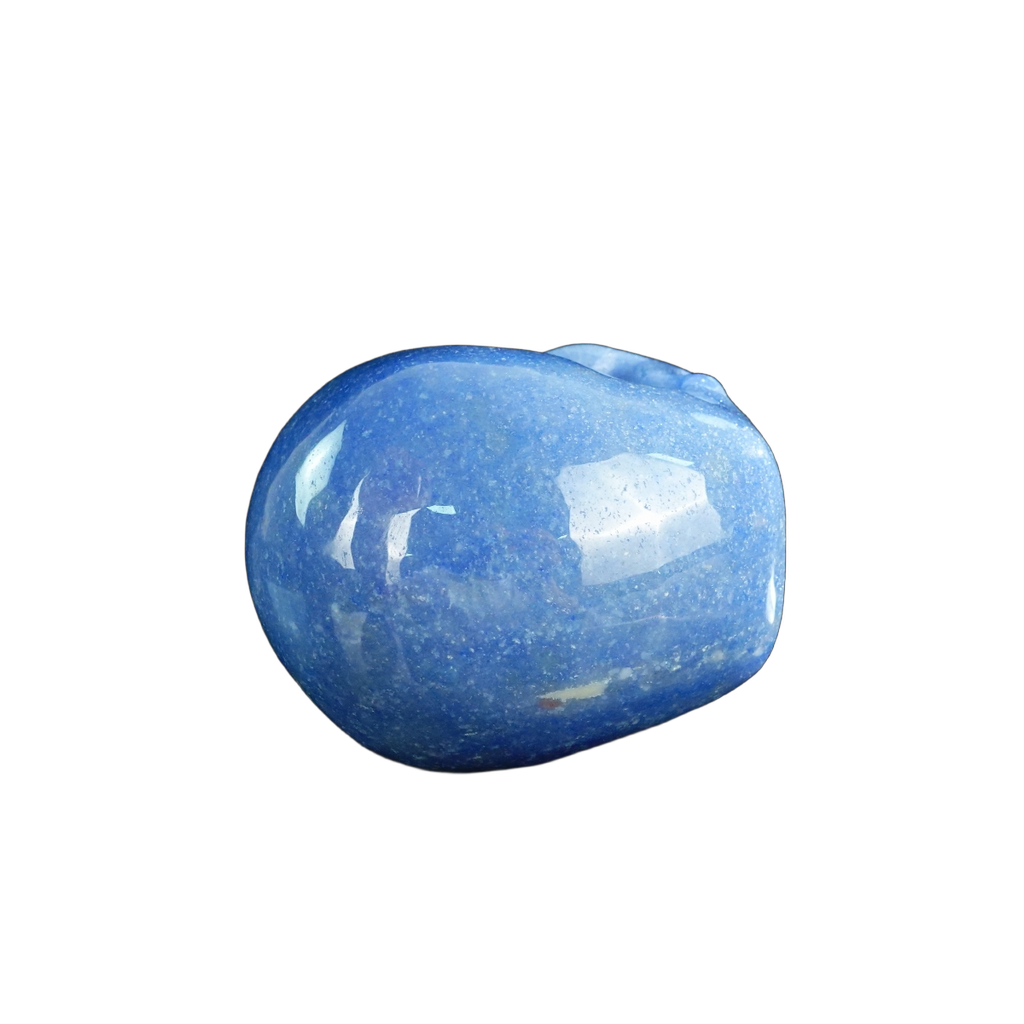 4.5" Blue Aventurine Crystal Skull Carving - Unique Piece #BA02