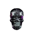 4.5" Fluorite Crystal Skull Carving - Unique Piece #GF02
