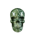 4.5" Nine Dragon Jade Crystal Skull Carving - Unique Piece #HA01