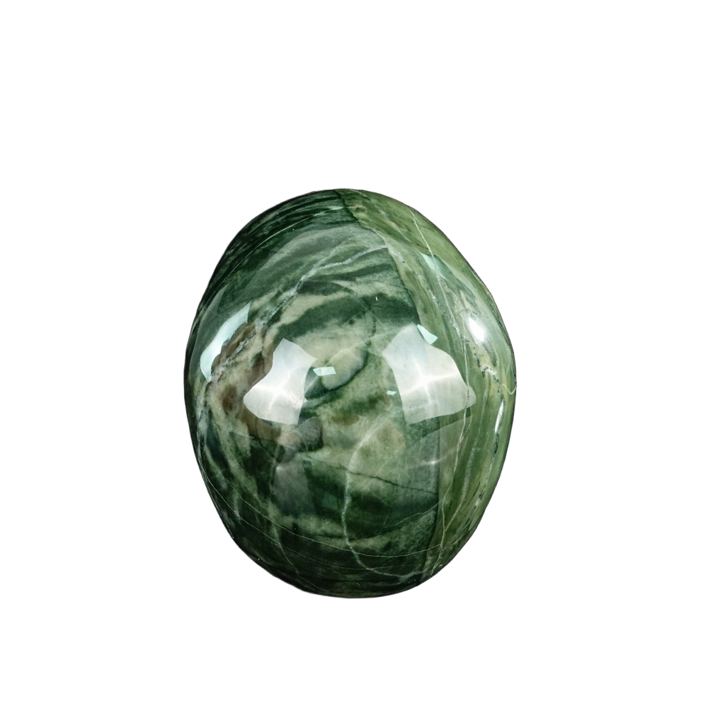 4.5" Nine Dragon Jade Crystal Skull Carving - Unique Piece #HA01