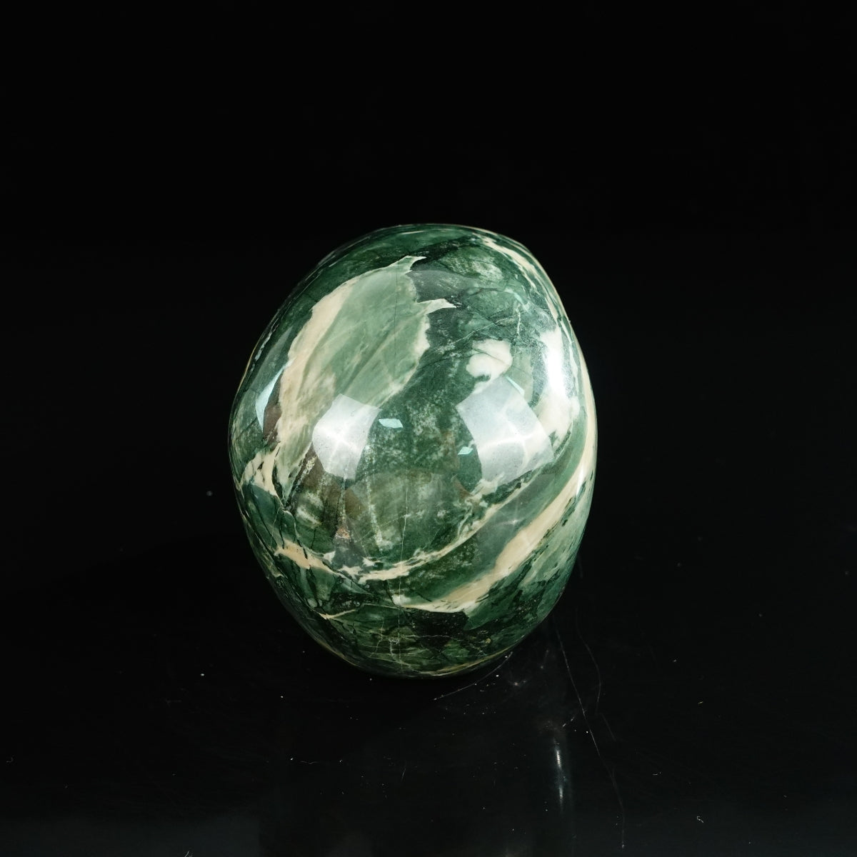 4.5" Nine Dragon Jade Crystal Skull Carving - Unique Piece #HA02
