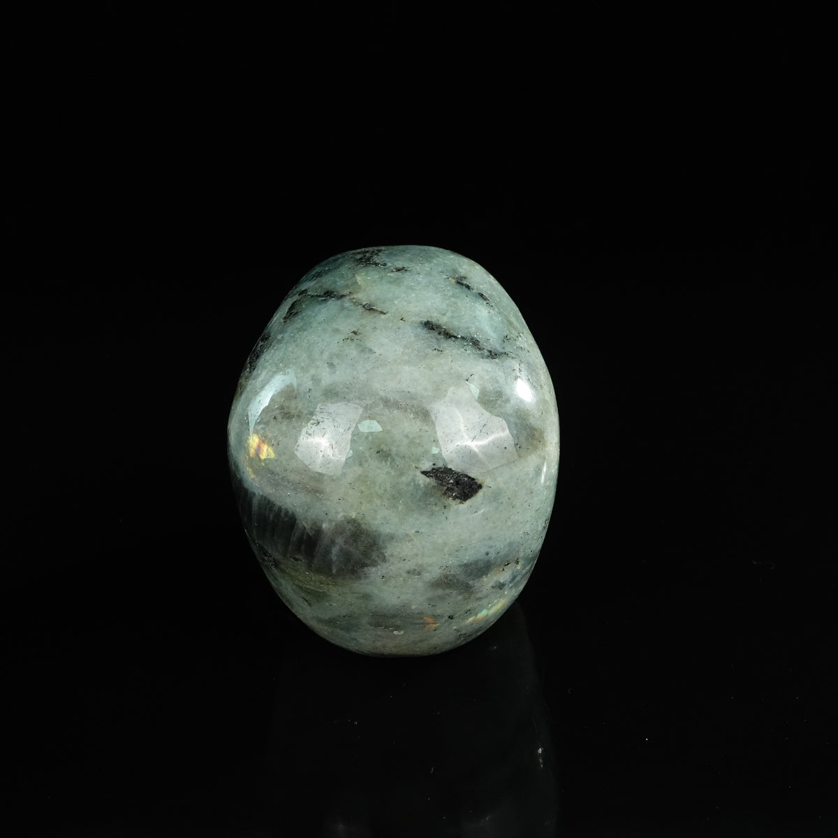 4.5" Labradorite Crystal Skull Carving - Unique Piece #LA01