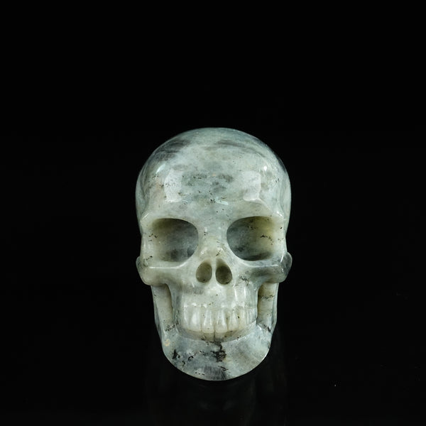 4.5" Labradorite Crystal Skull Carving - Unique Piece #LA02