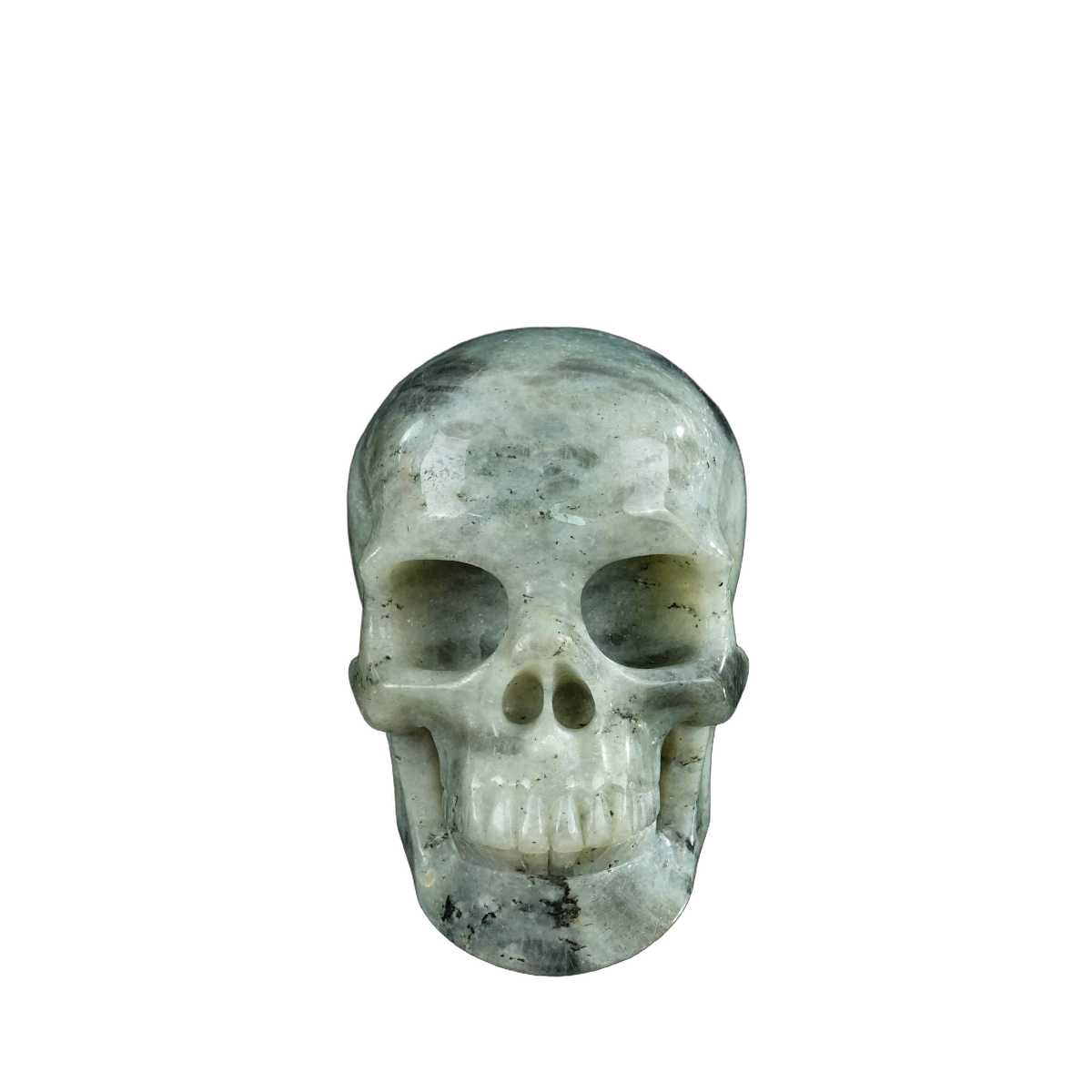 4.5" Labradorite Crystal Skull Carving - Unique Piece #LA02