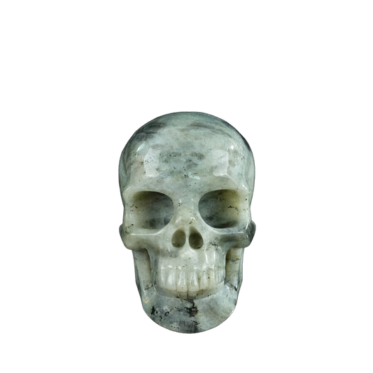 4.5" Labradorite Crystal Skull Carving - Unique Piece #LA02