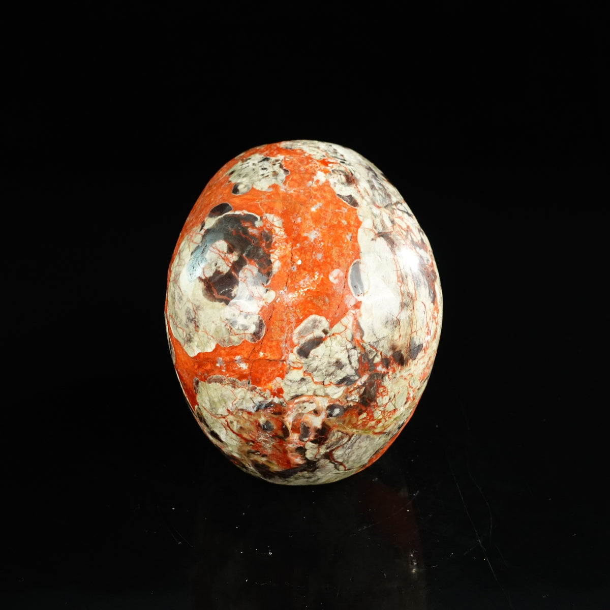 4.5" Money agate Crystal Skull Carving - Unique Piece #MG01