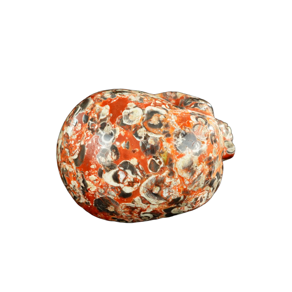 4.5" Money agate Crystal Skull Carving - Unique Piece #MG02