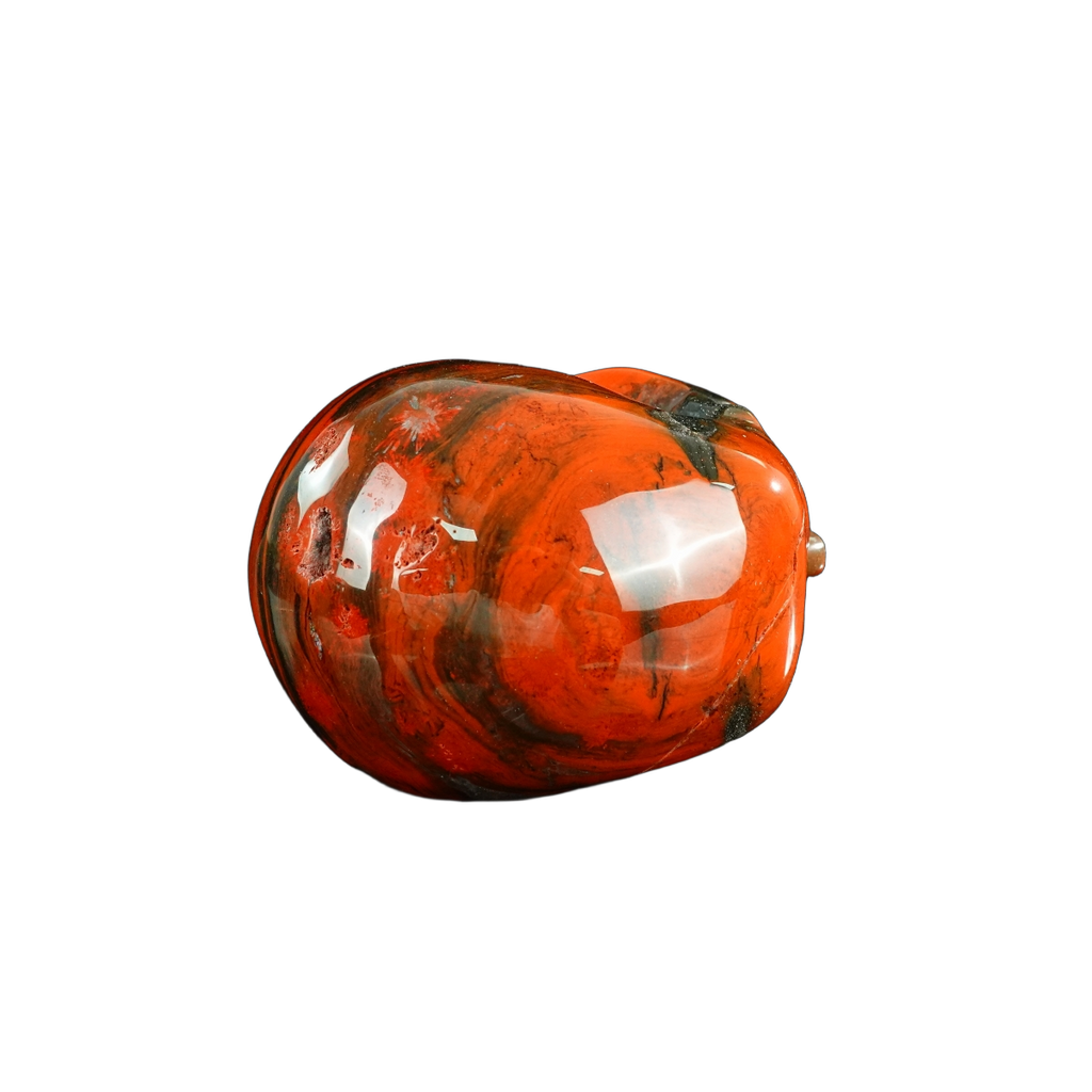 4.5" Red Jasper Crystal Skull Carving - Unique Piece #RJ01