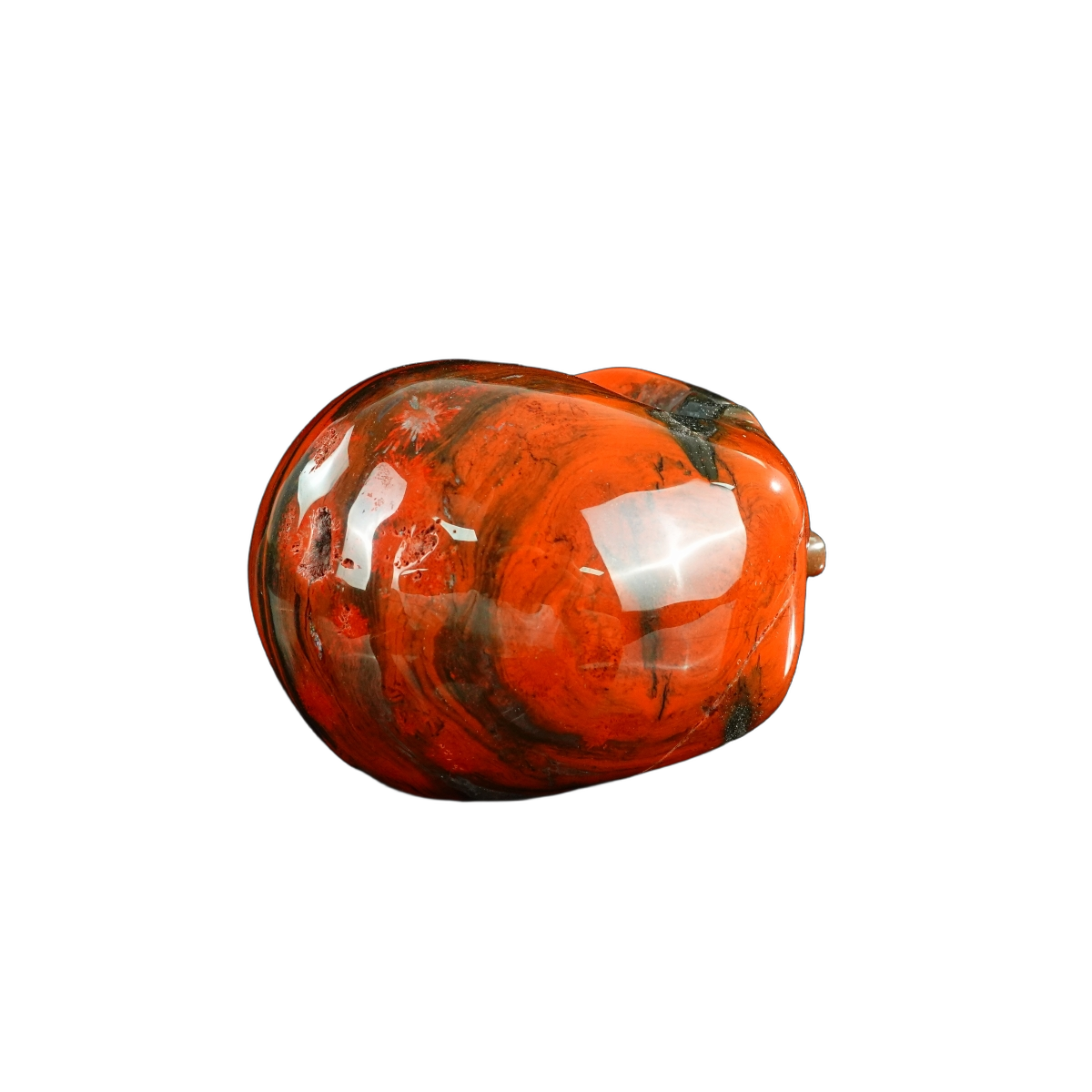 4.5" Red Jasper Crystal Skull Carving - Unique Piece #RJ01