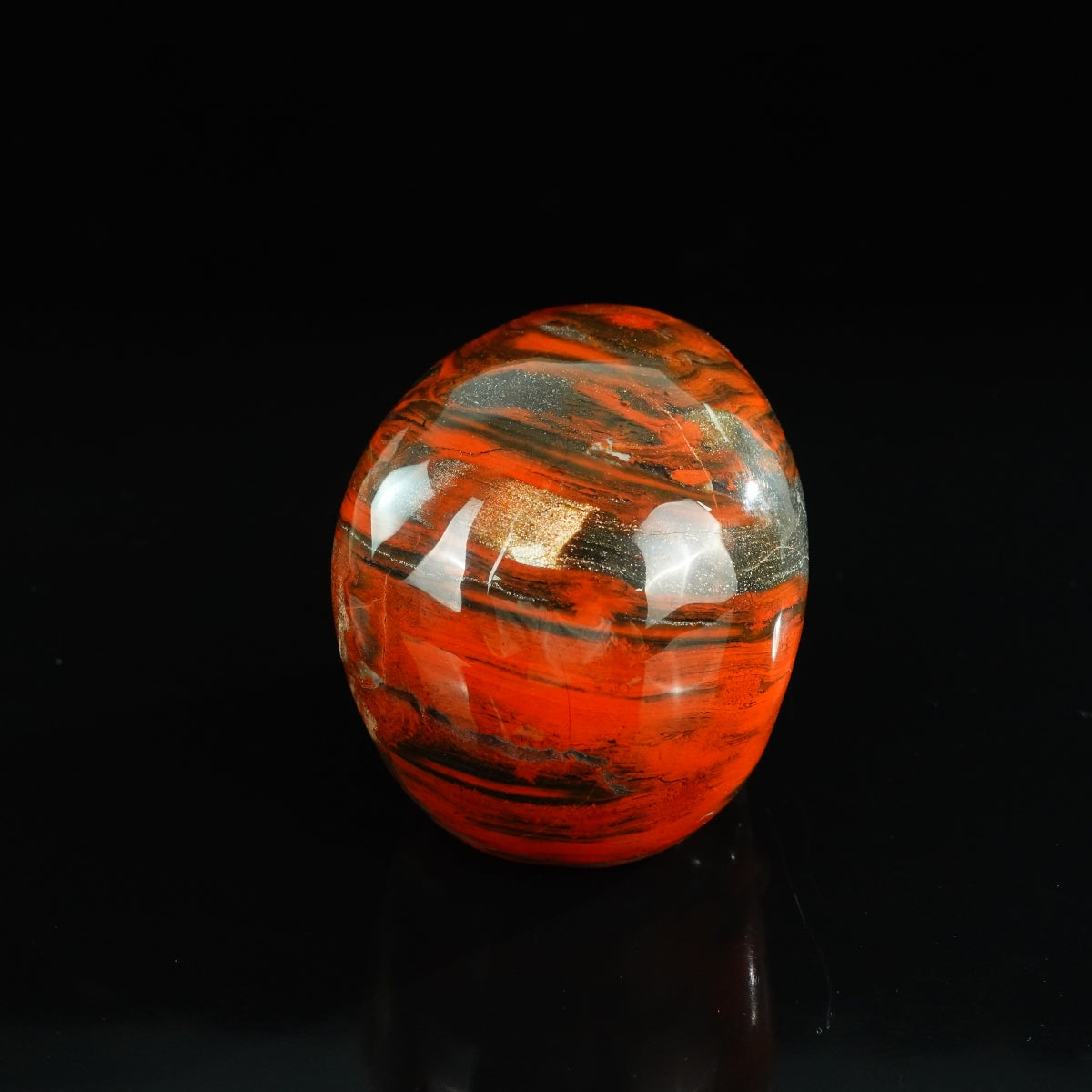4.5" Red Jasper Crystal Skull Carving - Unique Piece #RJ02