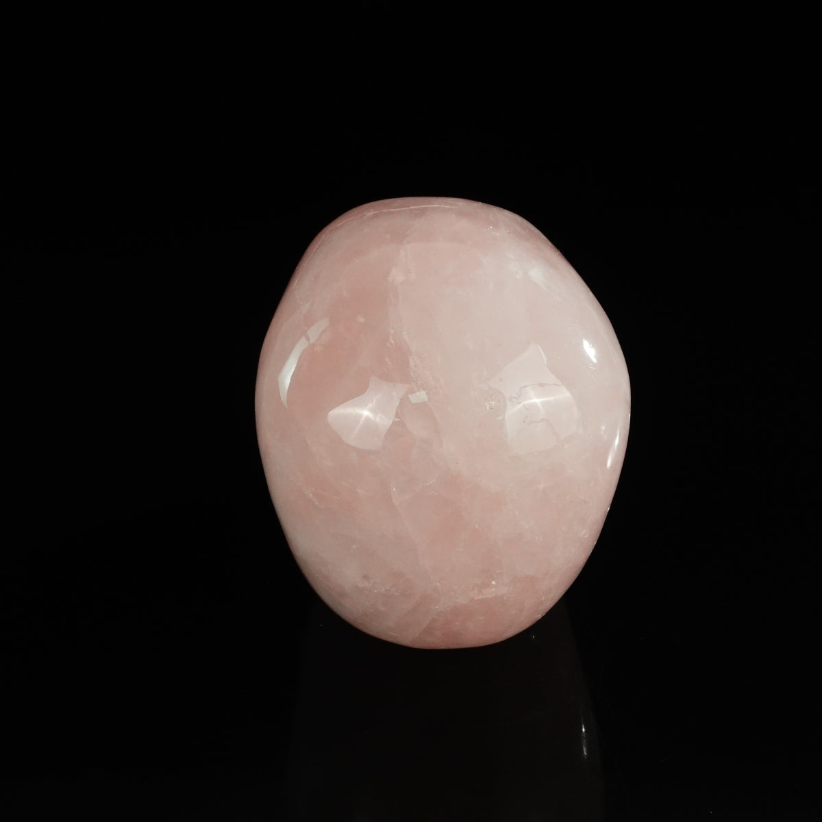 4.5" Rose Quartz Crystal Skull Carving - Unique Piece #RQ04