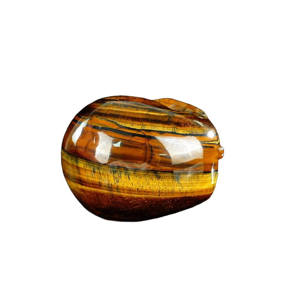 4.5" Tiger Eye Crystal Skull Carving - Unique Piece #TE01