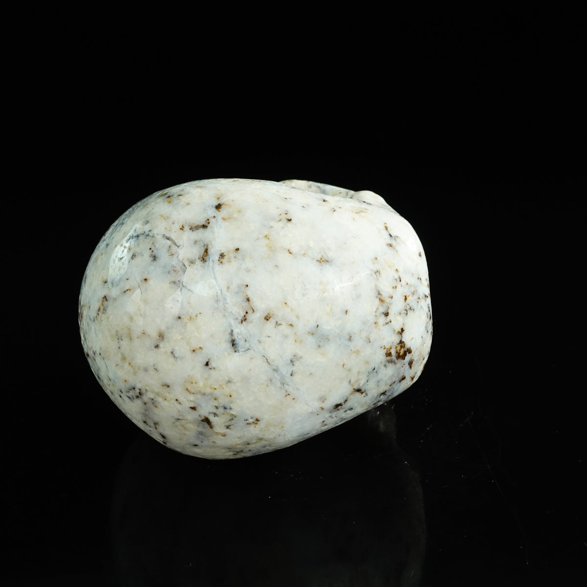 4.5" White Opal Crystal Skull Carving - Unique Piece #WO02
