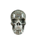 4.5" Yooperlite Crystal Skull Carving - Unique Piece #YP02
