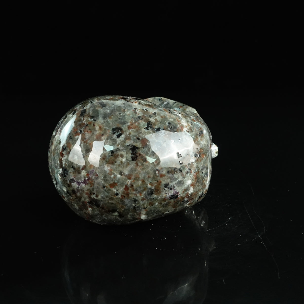 4.5" Yooperlite Crystal Skull Carving - Unique Piece #YP02