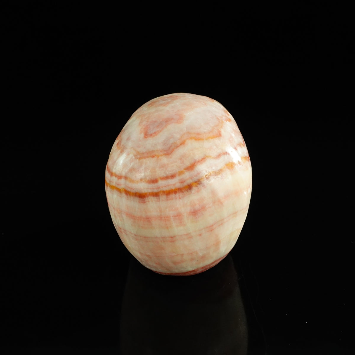 4.5" Zebra Jasper Crystal Skull Carving - Unique Piece #ZS01