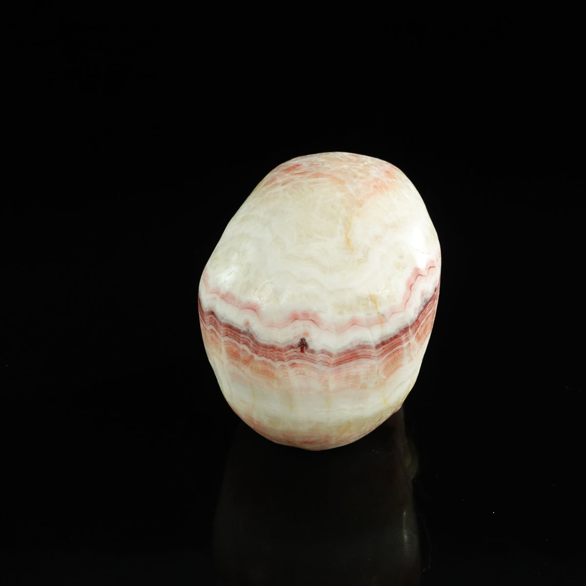 4.5" Zebra Jasper Crystal Skull Carving - Unique Piece #ZS02