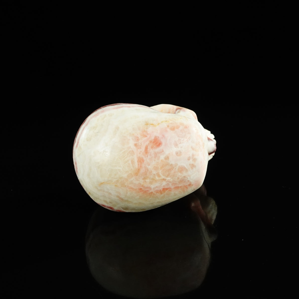 4.5" Zebra Jasper Crystal Skull Carving - Unique Piece #ZS02
