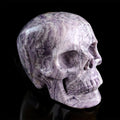3.0" Purple Malachite Crystal Skull Carving  #SKH30114